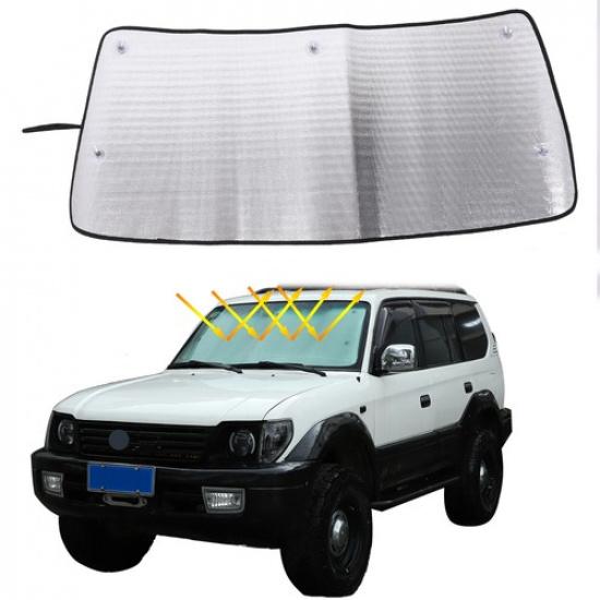 Suction Car Sun Shade Windshield Window Cover For Toyota Prado LC90 1996-2002