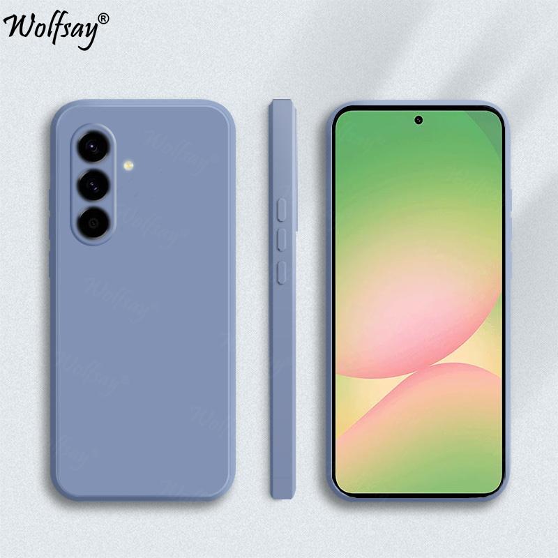 Case For Samsung Galaxy A56 Case Soft Original Liquid Silicone Back Case For Samsung Galaxy A56 Cover For Samsung A56 5G Funda