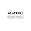 3D ABS Letters 2.0TDI 2.5TDI 3.0TDI 35TDI 40TDI 45TDI 50TDI Emblem for Audi A1 A3 A4 A5 A6 A7 A8 Q2 Q3 Q5 Q7 Car Trunk Sticker
