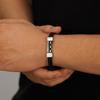Hot Selling Leather Bracelet Men's Stainless Steel Personalized Fashion Versatile Retro Style Titanium Woven