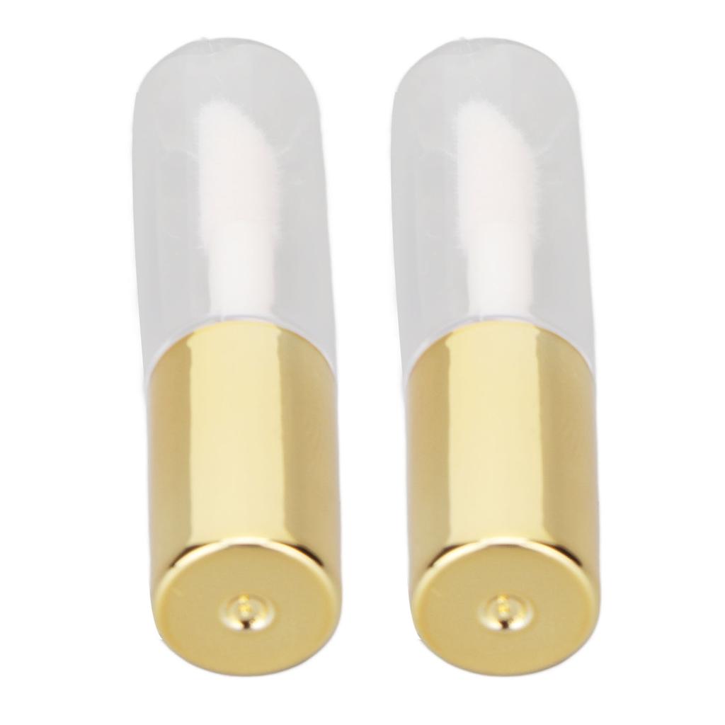 1.2ML Empty Lip Gloss Tubes Gold Transparent Sealed Small Lip Gloss Tube Travel Dispensing Tube for DIY Lip Gloss