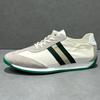 Cross-Border Leather Forrest Gump Shoes Spring Thin Little White Shoes Men Pedal Ice Silk Cloth Shoes Summer Breathable Sports Small