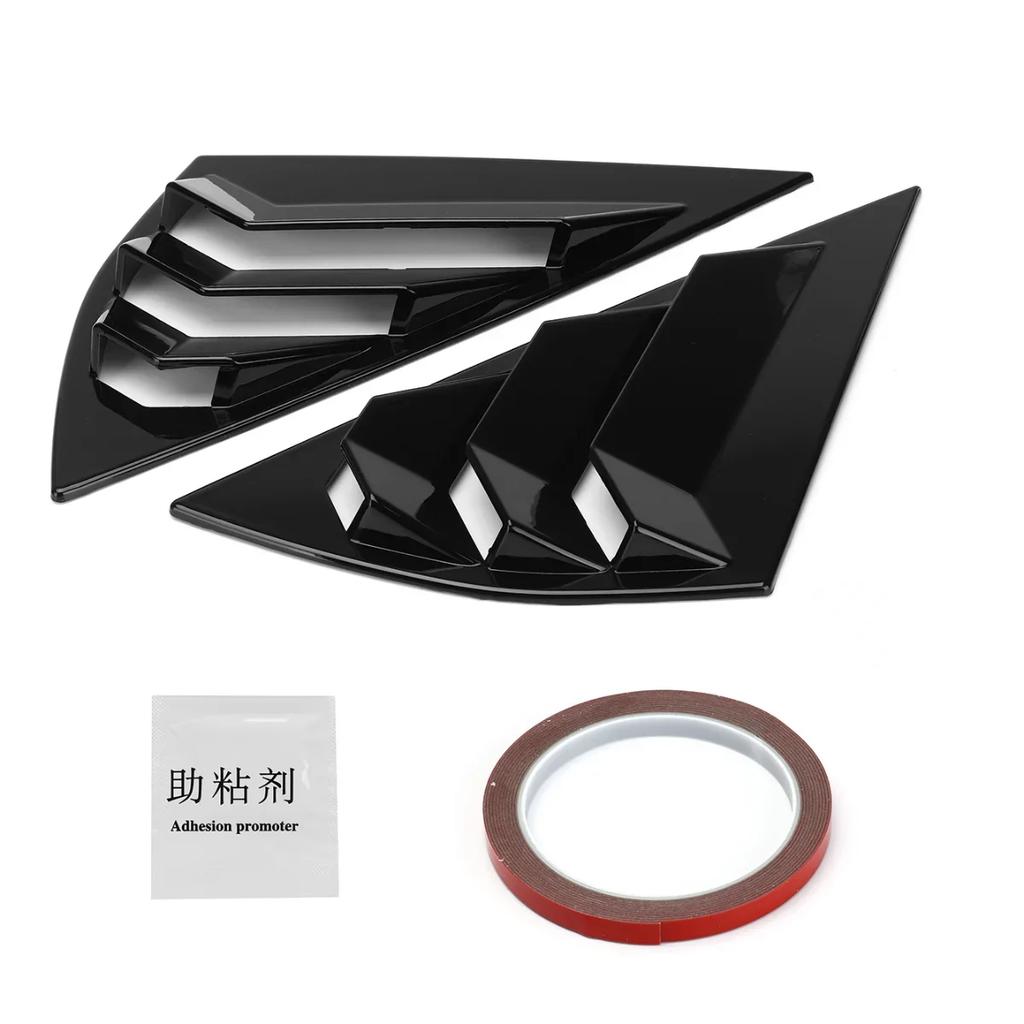Rear Side Window Scoop Visor Cover Louvers Covers For Ford Electric Horse Mustang Mach-E 2025 2025 Rear Window Louvers