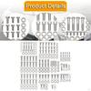 Small Block Engine Hex Bolt Kit Sturdy Bolts and Nuts for Chevy 327 265