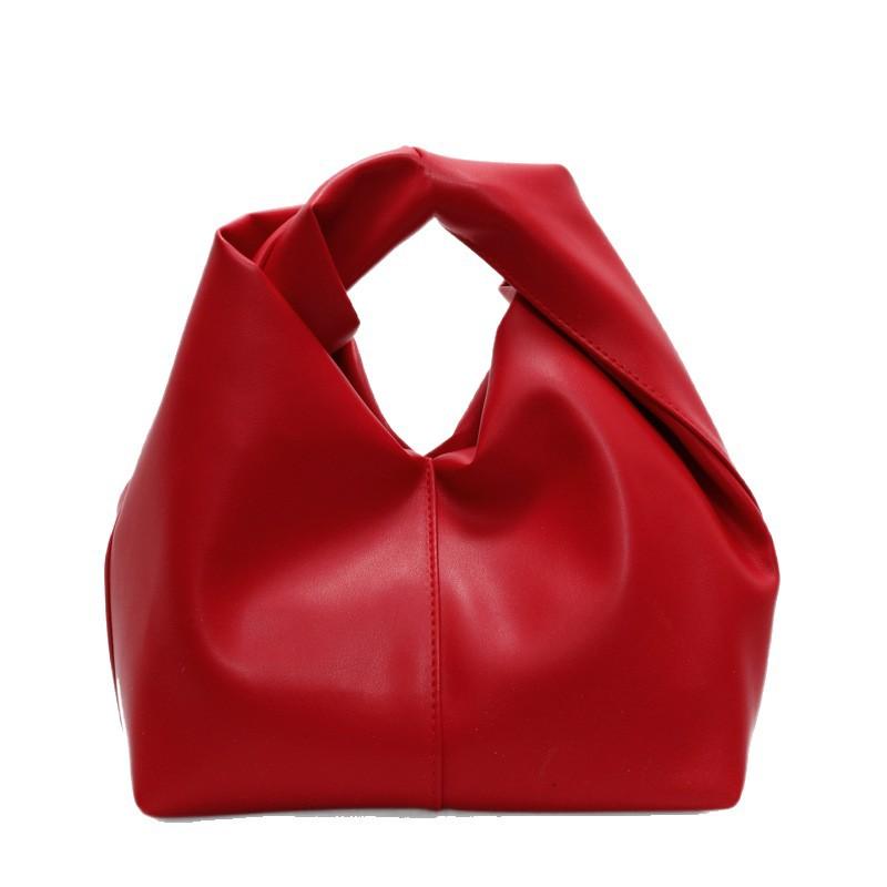 Niche design lazy wind commuter handbag female 2026 spring and summer texture hand bag
