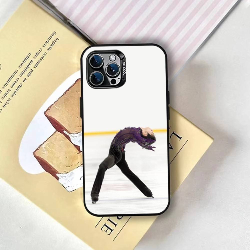 4A Jump H-Hanyu Y-Yuzuru Phone Case For iPhone 17,16,15,14,13,12,11 Plus,Pro Max,XS,Colorful Silver Phone case Funda Cover