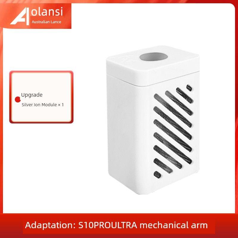 

Suitable for Chasing Sweeping Robot Accessories S10 Pro Ultra Mechanical Arm Rolling Side Brush Filter Cloth Dust Bag 1 Upgraded Silver Ion Module