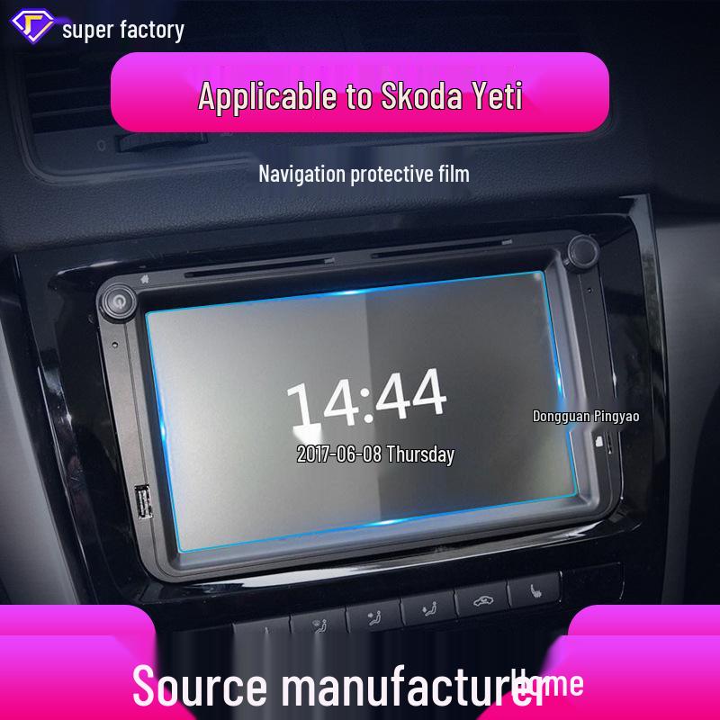 Folie Temperată pentru Ecranele de Navigație și Control Central Skoda Rapid & Yeti