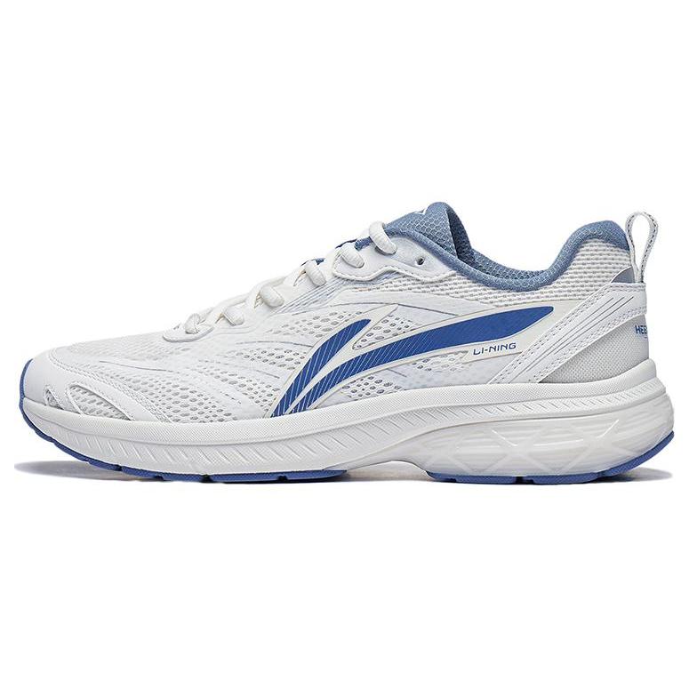 

Li Ning Slip Resistant Abrasion Resistant Low top Running Shoes Women s White Dark Blue ARXT014-1 35