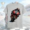 2026 new Unisexs MotoGP Racing Wheelie Graphic TShirt Motorcycle Biker Streetwear Tee