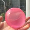 2/4/6 Peças Bola de Óleo de Coco Transparente para Apertar Alívio da Ansiedade Bola Anti-Stress Moldável Bola Macia Elástica Moldável para DIY Brinquedo Sensorial Fidget