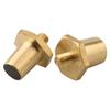 2pcs M6 Battery Terminal Adapter for Lithium Car Batteries Brass Construction for Optimal Conductivity and Durability