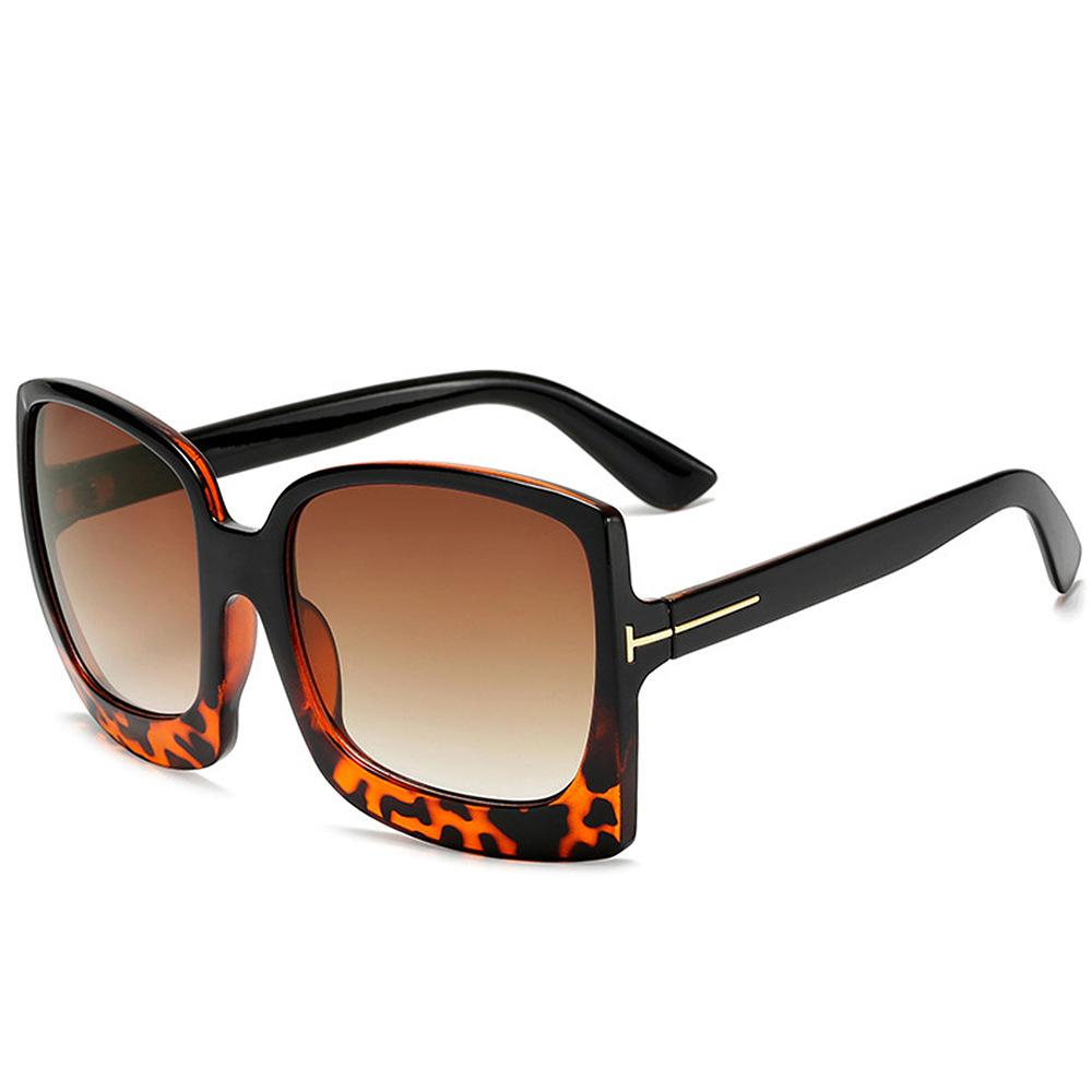 2022 New Big Frame Sunglasses Women Trend Leopard Print Color Square Piece  Street Shooting Face-Lift Glasses acquista in modo economico — spedizione  gratuita, recensioni reali con foto — Joom