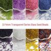 Transparent Glass Seed Beads for DIY Jewelry, Hairpins, Bracelets, and Accessories