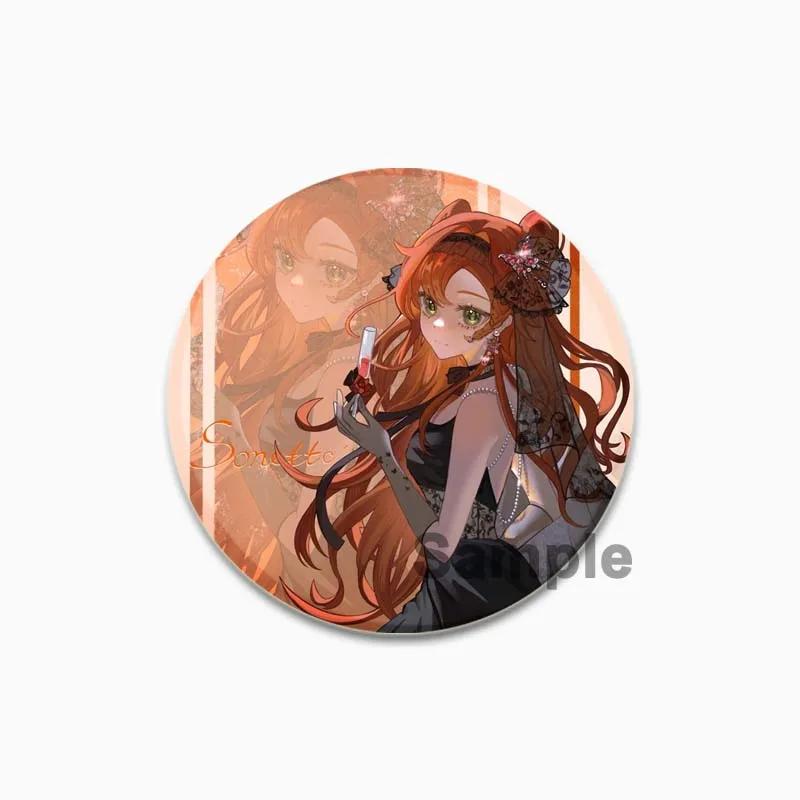 32/44/58mm Electronic Role Playing Games Badge Spathodea Ezra Desert Flannel Brooches Handmade Lapel Pins for Clothes Hat Backpack Jewelry