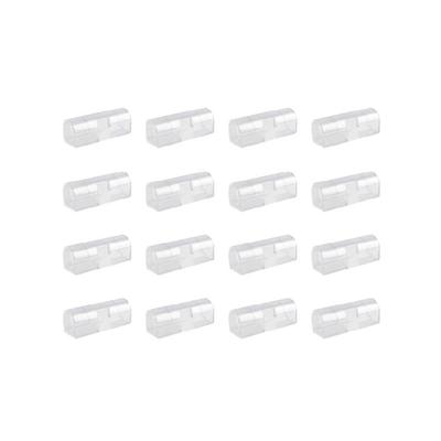 20/16pcs Cable Clips With High Performances Adhesive Cable Fixed Clamp For Clean And Tidy Space Easy Remove Cable Clips