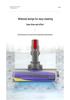 Dyson Vacuum Soft Velvet Roller Brush Head & Nozzle Accessories for V7, V8, V10, V11 Models
