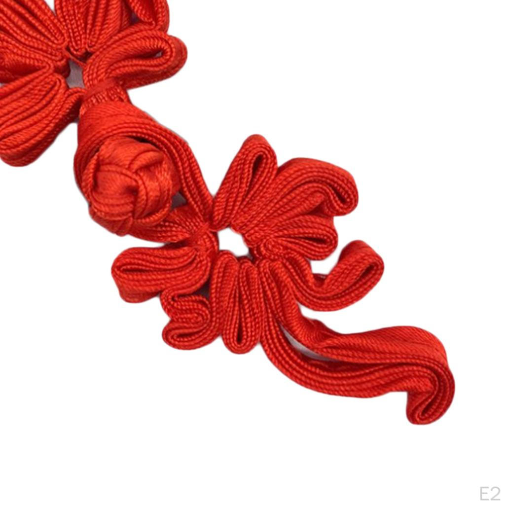 5 Pair Chinese Knot Frog Button Design For Cheongsam Clothing Decor