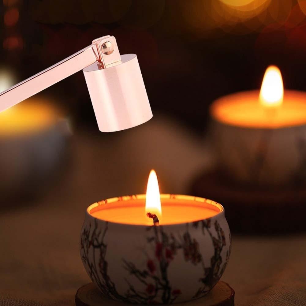 Long Handle Bell Shape Candle Damper Extinguish Putting Accessories Candle Accessories  Home