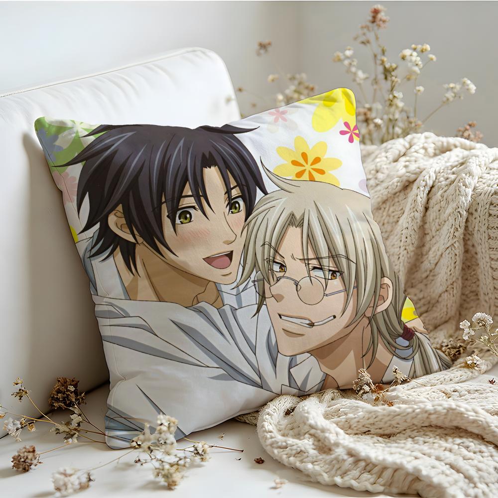 Cushion Cover Linen SkinFriendly Soft Decorative Case For Sofa Home Decor BL Anime The TTyrant Falls In Love Pillow Cover