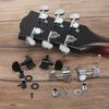 FLEOR 6PCS 3L3R Sealed Guitar Machine Heads Tuners Tuning Pegs Keys Chrome /Black