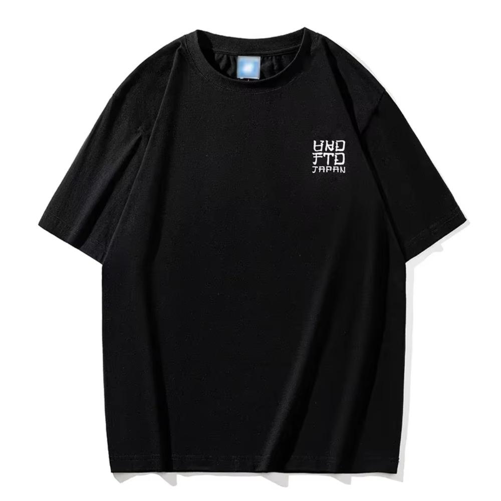 Fashion Trend  Crocodile Warrior Anime Fun Printed Tee Short Sleeve 100% Cotton Men T Shirt Casual Loose Oversized Y2k Tops