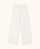 LABELARCHIVE W Jade Washed Cotton Pants White