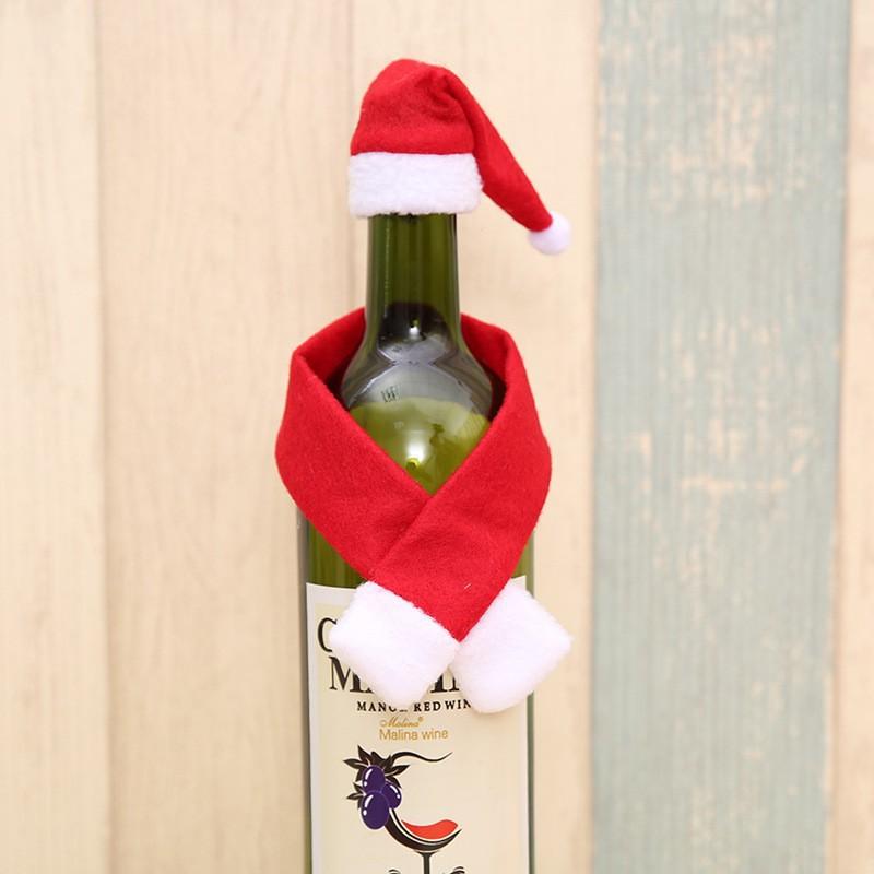 Christmas Creative Household Items Non-woven Wine Bottle Decoration Christmas Wine Bottle Decoration Christmas Wine Bottle Sleeve Decoration