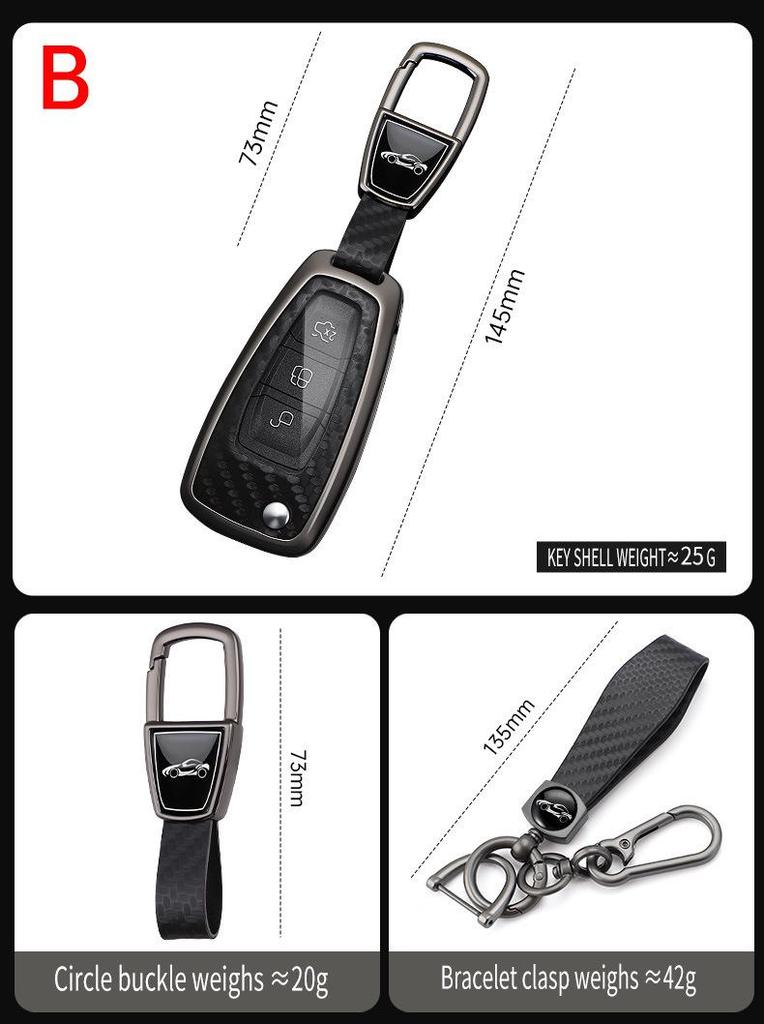 Ford Focus Mondeo Edge Escort Explorer Fiesta Key Shell Case