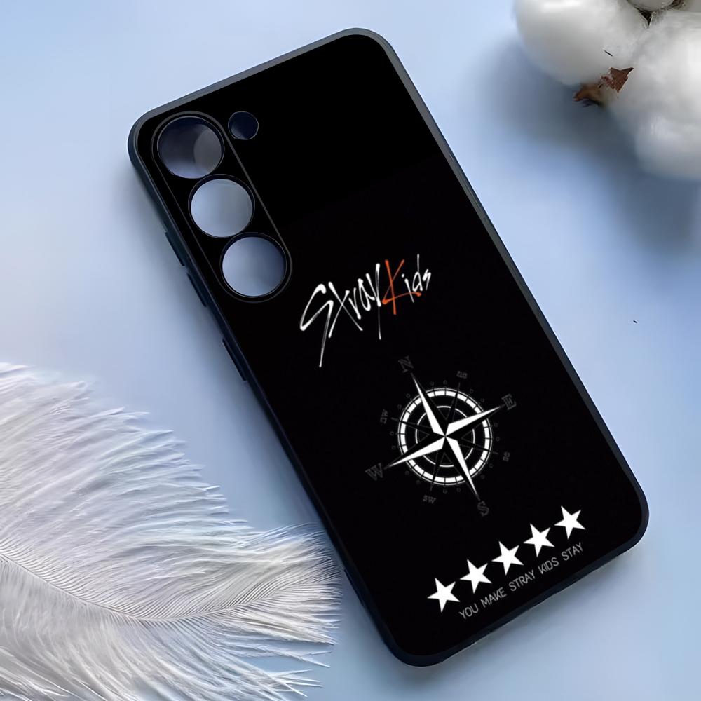 Funda de Teléfono de Moda Kpop S-Stray-Kids Para Samsung S25 Ultra S24 S23 S22 S21 S20 Plus Fe Galaxy A54 A53 A34 A25 Cubierta de Silicona