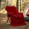 1pc Chicago Bulls Theme Blanket - Digital Print, Polyester, Cozy for All Seasons, Perfect for Outdoor, and Travel