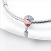 New 925 Silver Charm Bracelet Women Jewelry Travel Series Camera Air Balloon Motorcycle Accessories
