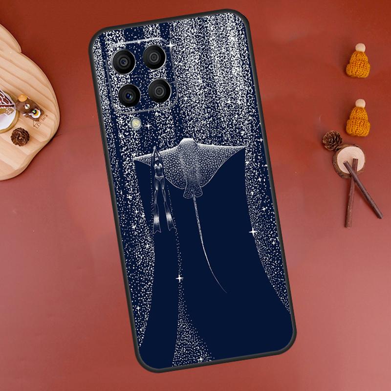 

Starry Orca Whale Shark Case For Samsung Galaxy M12 M32 M52 M30s M20 M21 M31 M51 M13 M23 M33 M53 M14 M34 M54 Cover Samsung M14