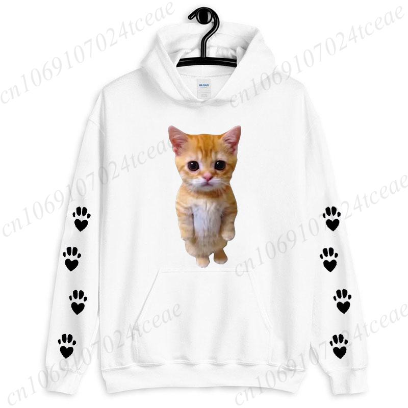 

Женское худи с принтом плавающей кошки, хип-хоп, мягкое, повседневные толстовки, пуловеры оверсайз, флис, модный розовый женский уличный стиль 3XL