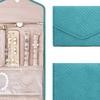Compact Foldable Jewelry Bag for Studs, Necklaces, Rings - Minimalist, Portable, Versatile Storage Solution