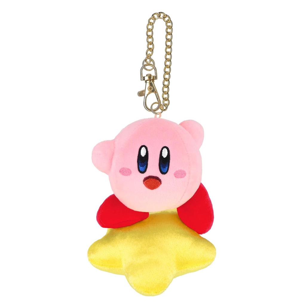 Sanei Boeki Kirby's Air Rider Mascot Kirby & Warp Star (Mascot) W11.5×D11.5×H13cm Plush Toy