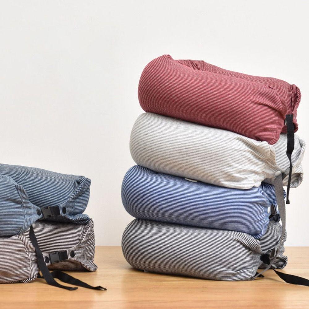 U Shaped Travel Neck Pillow Japanese Style Nap Pillow Bendable Roll Pillow  Airplane