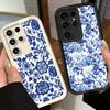 Phone Case for Samsung Galaxy S26 S25 Ultra S24 FE Blue And White Porcelain Pattern Shell S23 Plus S22 + S21 S20 5G Soft Silicon
