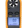 Pocket Digital Anemometer LCD Display Wind Speed Temperature Test Meter with Button Battery