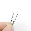 10pcs/box Dental Diamond Burs Drill Dental Polishing Smoothing Whitening Product For High Speed Handpiece Dentist Burs EX-18F