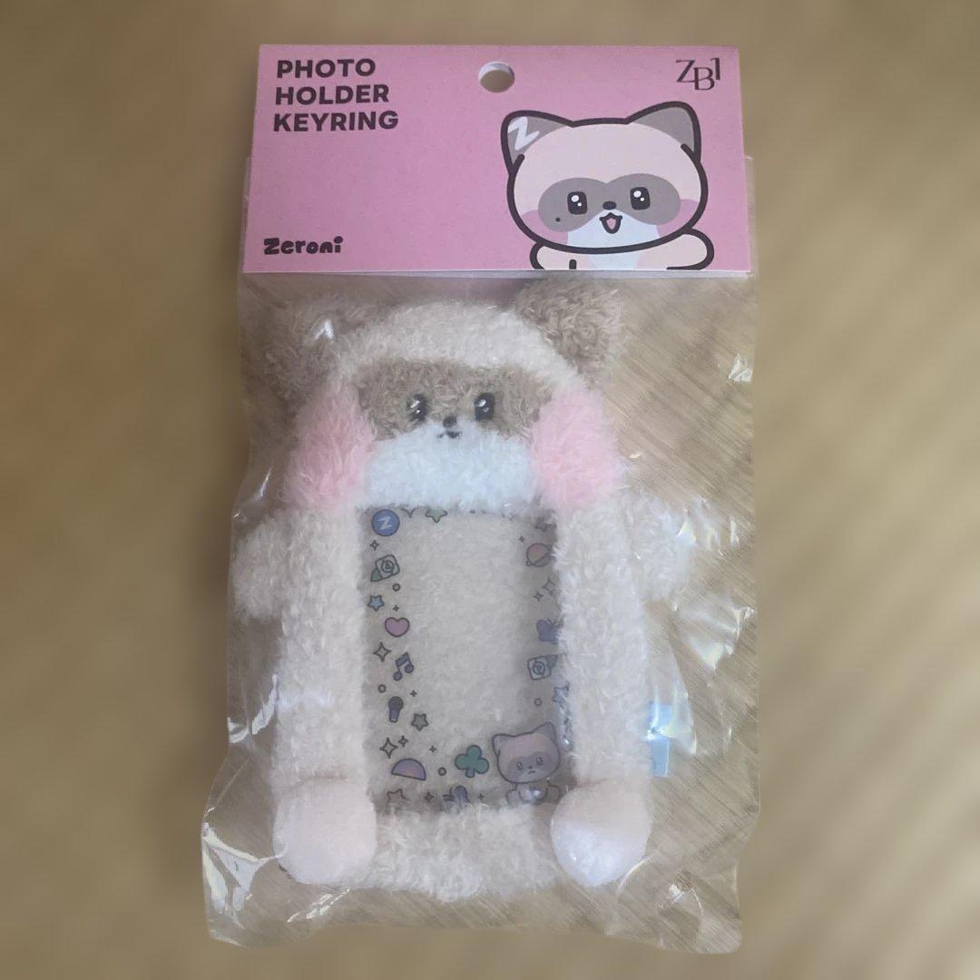 

[USED] ZERONI Photo Holder Key Ring Trading Card Case Hanini Zhanghao
