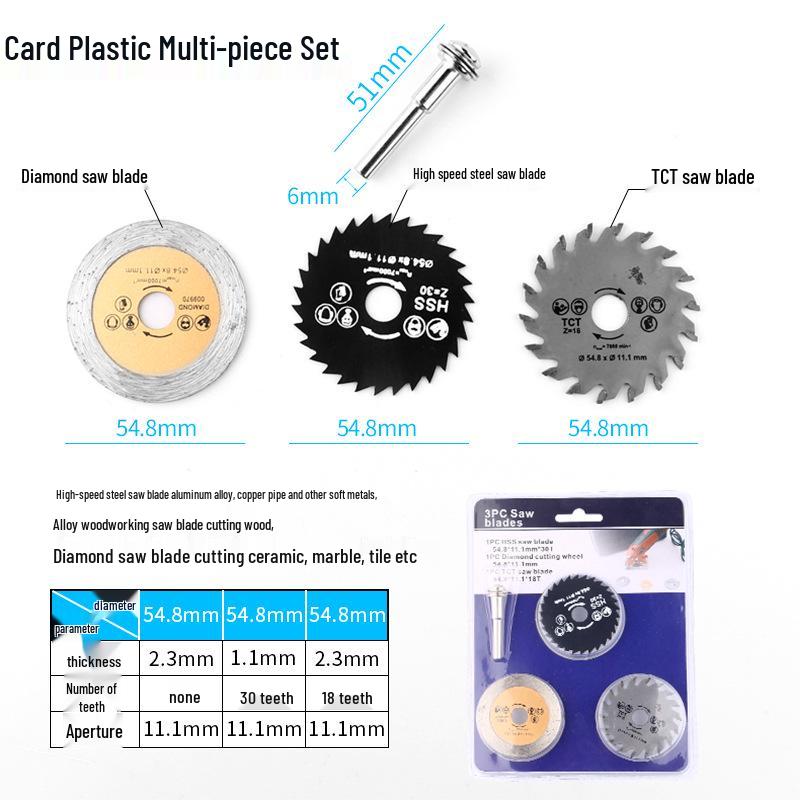 Diamond Electric Drill Grinder Cutting & Sanding Disc Set