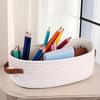 Paniers de Rangement Tressés en Corde de Coton Nordique Boîtes de Rangement Organiser Articles Divers de Bureau Panier de Rangement Articles Divers Clés Cosmétiques Rangement