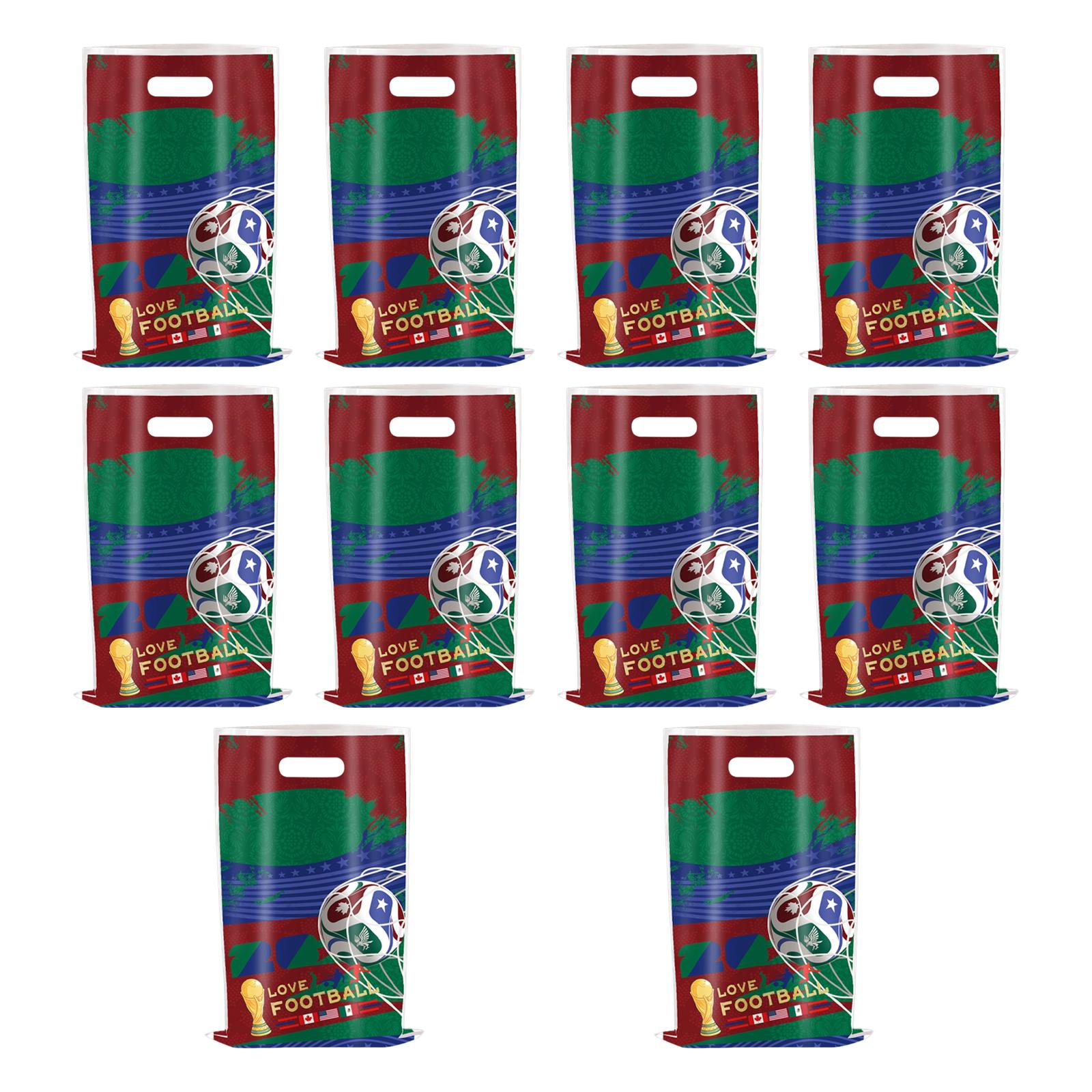 World Theme Gift Bags Football Party Tote Bags For Fan Events