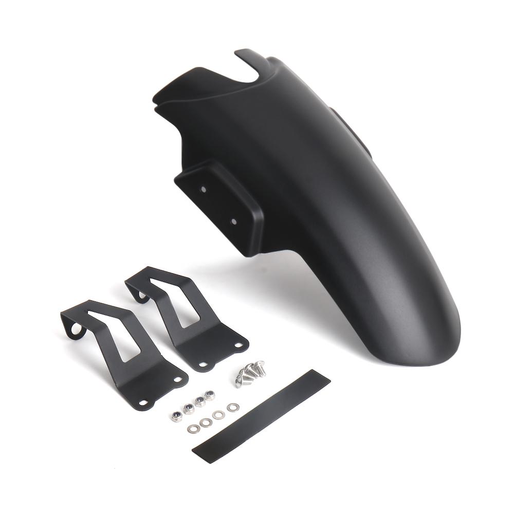 Motorcycle Accessories Front Fender Plastic Black Forging Pattern Carbon Fiber For Moto Guzzi V100 Mandello V100 MANDELLO 2022-