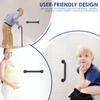 2pcs Stair Hand Railing Safety Handle Bar Stainless Steel Bathtub Safety Handle Bar Ergonomic Shower Grab Bar for Seniors Disabl