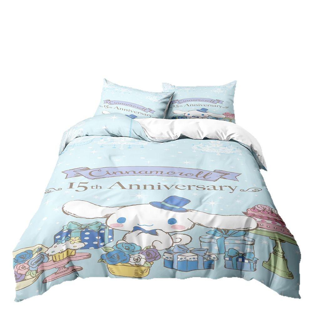 Big-Eared Dog Kulomi Animation Single Dormitory Three-Piece Quilt Cover Quilt Cover