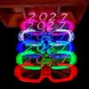 LED Light Up Glasses Multi Color Flashing Modes Bright Glow Effect Durable Frame for Outdoor Night Carnival Events