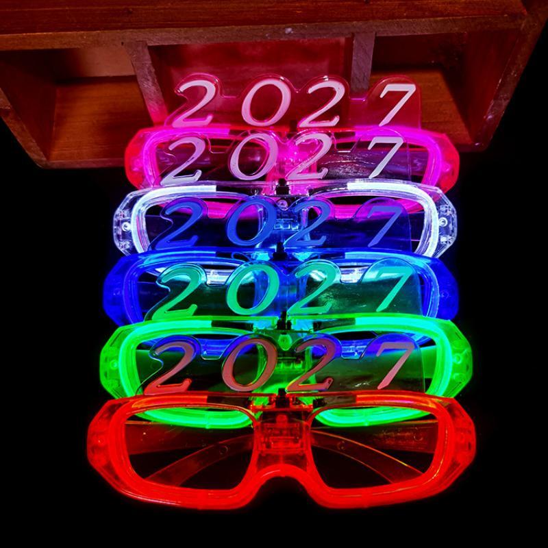 LED Light Up Glasses Multi Color Flashing Modes Bright Glow Effect Durable Frame for Outdoor Night Carnival Events