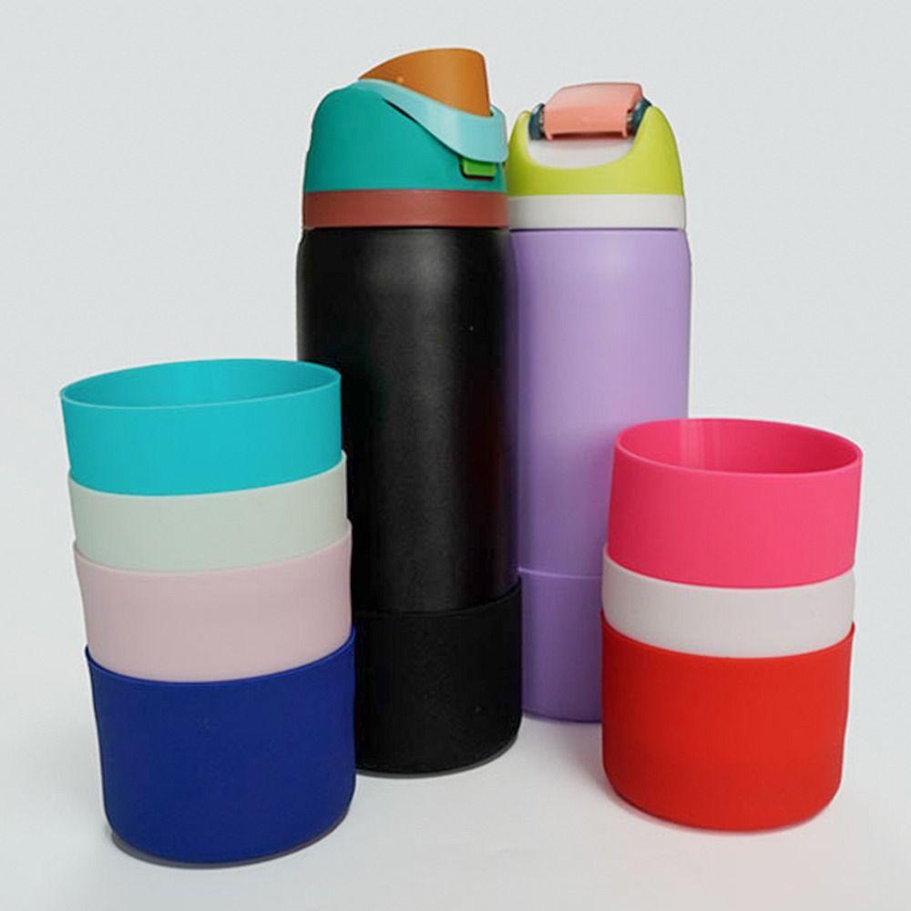 1Pcs Soft Silicone Boot for Owala 24oz 32oz 40oz Anti-Slip Protective Sleeve Boot Bottom Base Water Bottle Accessories Cup Holders 5